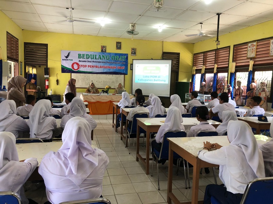 Loka POM Kabupaten Belitung Mensosialisasikan STOP Penyalahgunaan Obat Loka POM Kabupaten Belitung Mensosialisasikan STOP Penyalahgunaan Obat