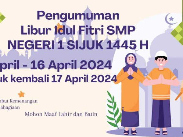 PENGUMUMAN LIBUR IDUL FITRI