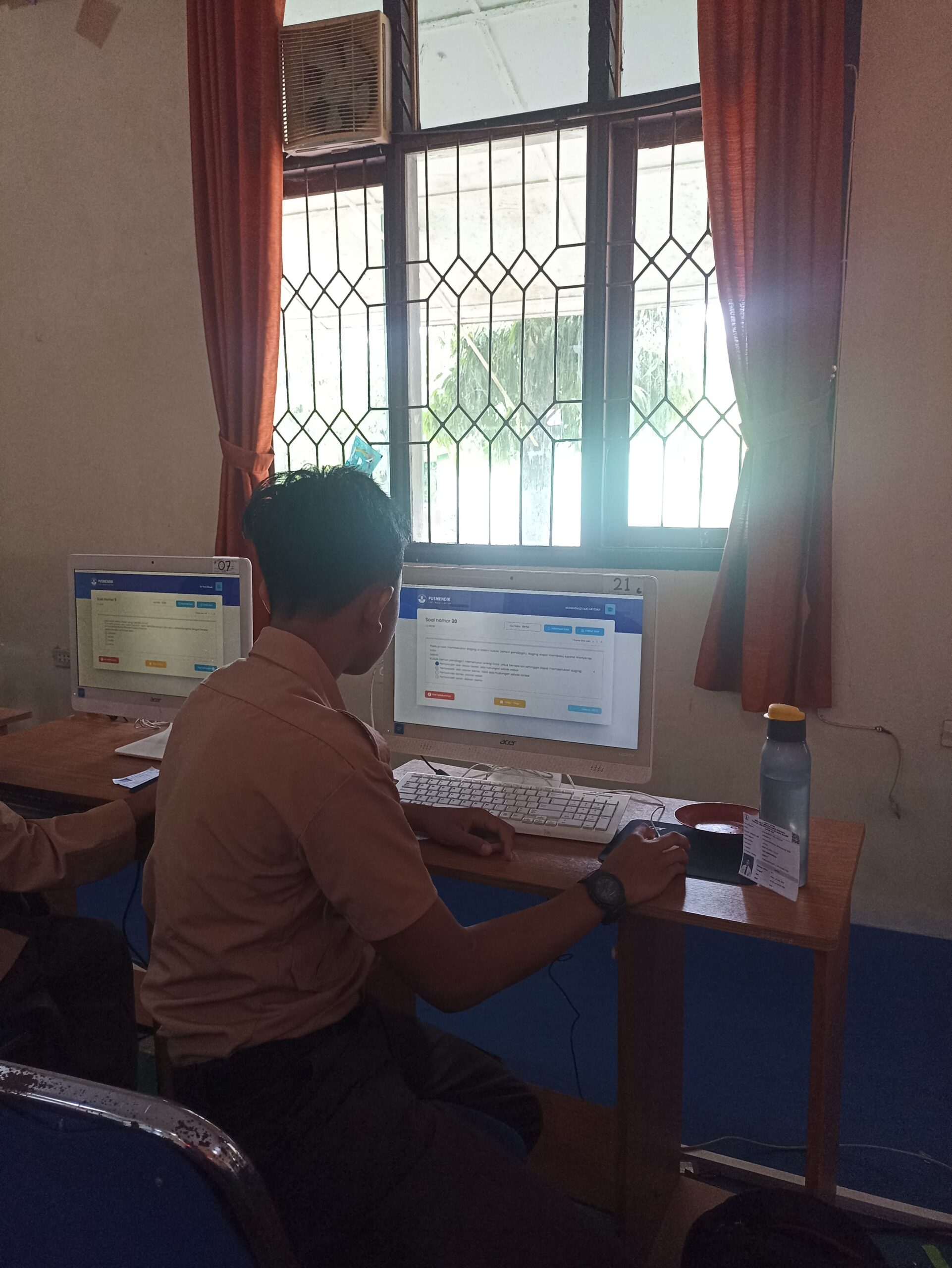 Siswa SMP Negeri 1 Sijuk Ikuti Uji Coba Olimpiade Sains Nasional (OSN) Tingkat Kabupaten/Kota