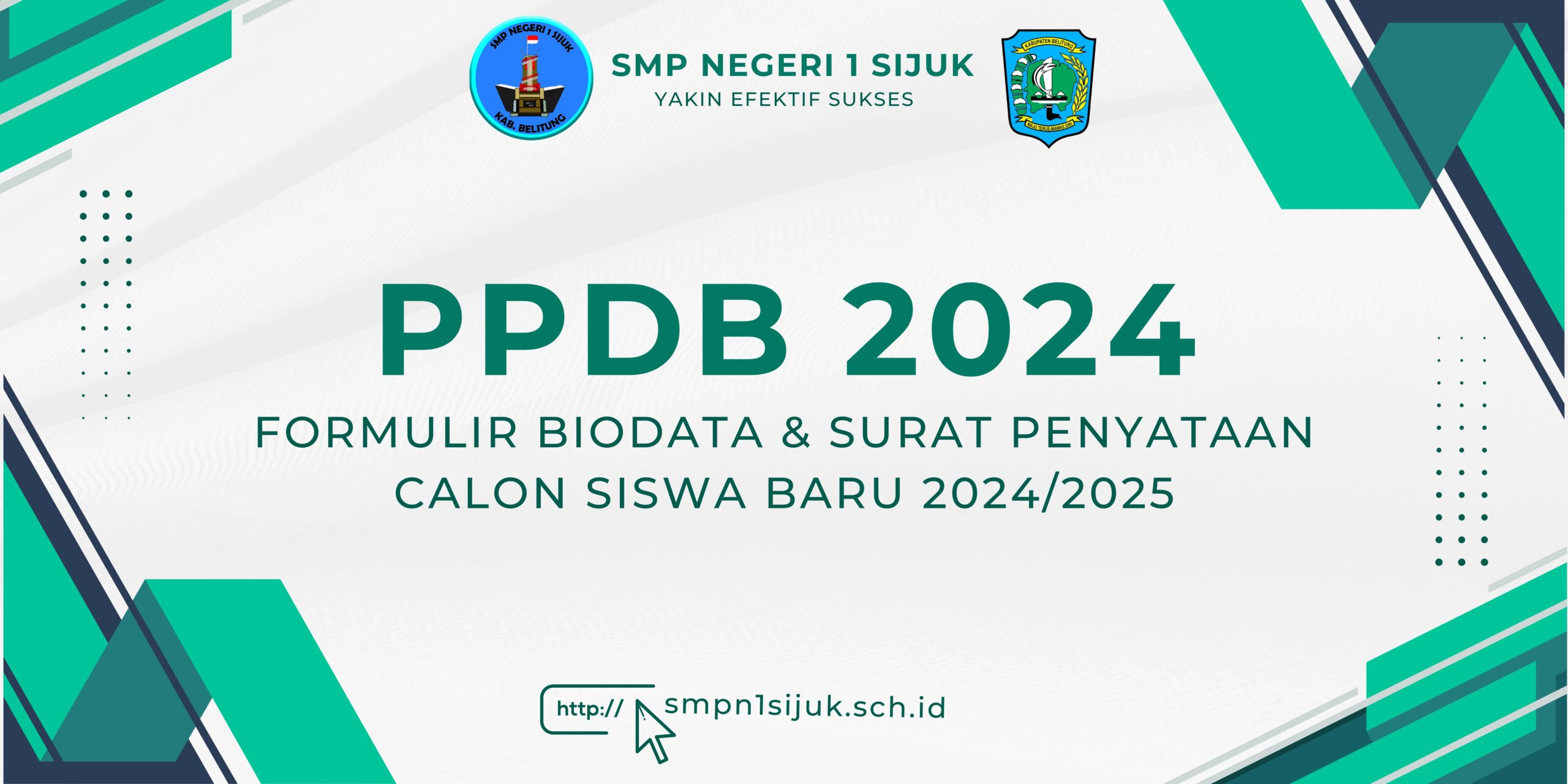 FORMULIR BIODATA & SURAT PENYATAAN CALON SISWA BARU 2024/2025