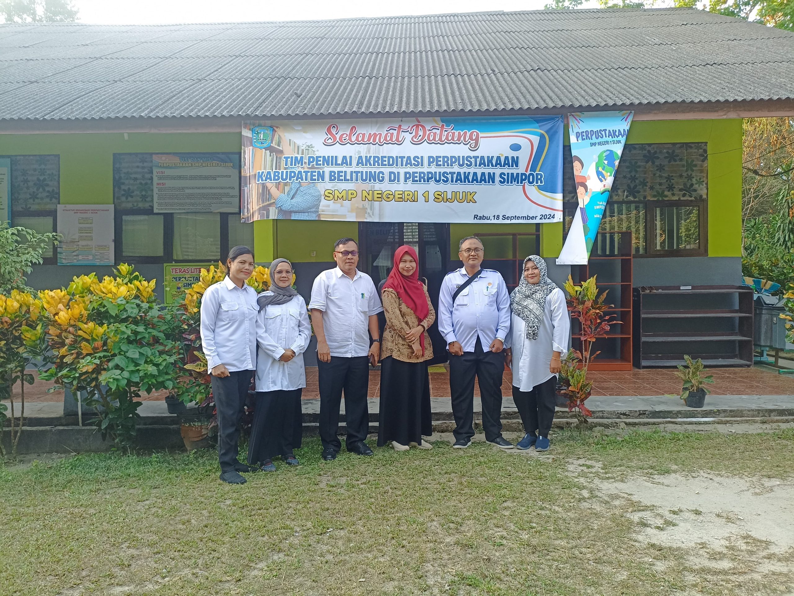 PENILAIAN AKREDITASI PERPUSTAKAAN SIMPOR SMP NEGERI 1 SIJUK PENILAIAN AKREDITASI PERPUSTAKAAN SIMPOR SMP NEGERI 1 SIJUK