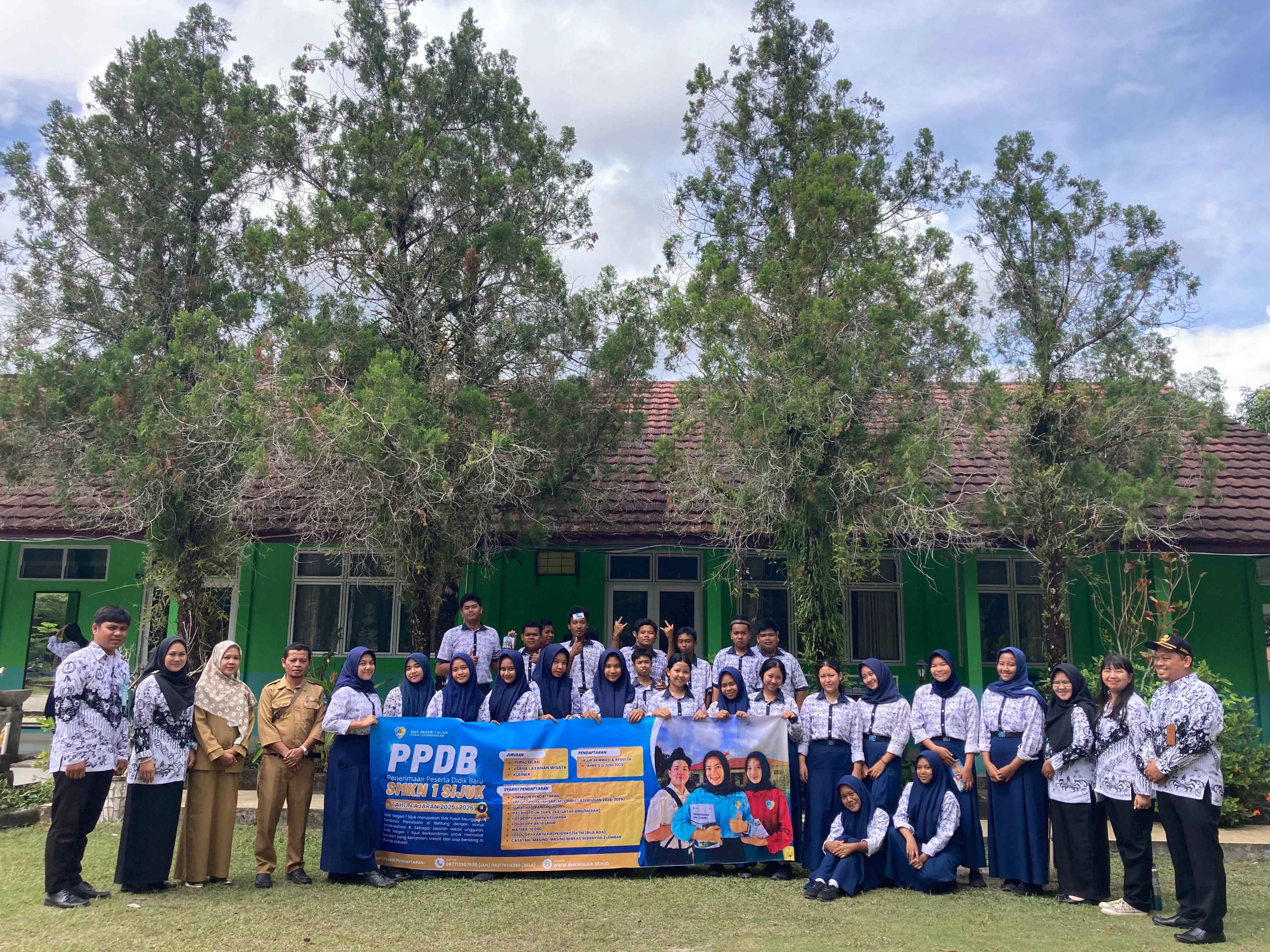SOSIALISASI PPDB DARI SMK N 1 SIJUK KE SMP N 1 SIJUK